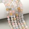Round Natural Morganite Bead Strands G-L425-30-6mm-5