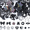 128Pcs Transparent & Opaque Acrylic Beads OACR-BM0001-13-1
