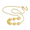 Rack Plating Brass Round Bib Necklaces for Women NJEW-C059-23G-1-1