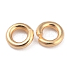 Rack Plating Brass Jump Rings KK-O139-18K-G-2