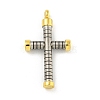 Ion Plating(IP) 304 Stainless Steel Pendants STAS-F307-06G-1