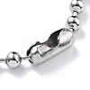 304 Stainless Steel Ball Chain Necklaces CHS-F009-01H-45cm-P-02-3