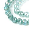 Anti-Tarnish Electroplate Glass Beads Strands GLAA-N064-6mm-08-3