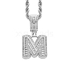 Brass Micro Pave Cubic Zirconia Pendants PW-WG3207D-26-1