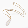 304 Stainless Steel Pendant Necklaces NJEW-JN02249-1