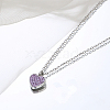 Stainless Steel Heart Pendant Necklaces for Women GE0081-2-1