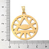 201 Stainless Steel Pendants LS-STAS-D041-13G-3