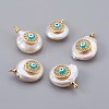 Natural Cultured Freshwater Pearl Pendants PEAR-F008-01G-1