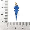 Spray Painted 304 Stainless Steel Pendants SA-CBA4A21-01G-B-3