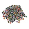 130Pcs 10G Transparent Glass Seed Beads GLAA-V001-07-1