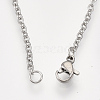 Non-Tarnish 201 Stainless Steel Pendant Necklaces NJEW-T009-JN103-1-40-3