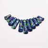 Regalite and Lapis Lazuli Beads Strands G-P298-E01-1