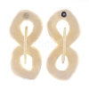 Acrylic Dangle Stud Earrings EJEW-JE03840-03-3