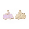 Alloy Enamel Pendants ENAM-G213-22LG-2