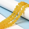 Natural Dyed White Jade Beads Strands G-M402-B01-01-2