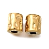 Hammered Textured 304 Stainless Steel Spacer Beads STAS-L315-073A-G02-1