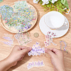 120Pcs 6 Styles Flower PET Decorative Stickers DIY-SP0006-78-3