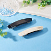 2Pcs 2 Colors Cellulose Acetate and Iron Hair Barrettes for Women Girl PHAR-TADJ0001-01A-4