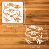 PET Hollow Out Drawing Painting Stencils DIY-WH0391-0682-2