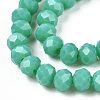 Opaque Solid Color Imitation Jade Glass Beads Strands EGLA-A044-P6mm-D31-3