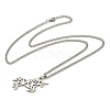 Non-Tarnish 201 Stainless Steel Pendant Necklaces for Man NJEW-Q336-02D-P-5