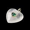 Natural Quartz Crystal Pendants X-G-C274-04I-3