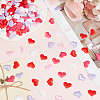 500Pcs 5 Colors Polyester Sponge Heart Shaped Confetti for Party Decoration DIY-CY0003-21A-4