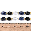 Natural Obsidian & Sodalite & Quartz Crystal Beads Strands G-N358-04A-02-5