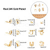 ARRICRAFT Brass Clip-on Earring Findings KK-AR0002-06G-5