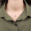 925 Sterling Silver Pendant Necklaces NJEW-BB50404-C-4