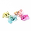 Two Tone Transparent Acrylic Beads X-OACR-P011-01A-4