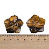 Natural Tiger Eye Carved Pendants G-B097-01A-07-3