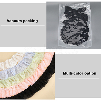 5 Yards Double Polyester Lace Trim for Sewing Decoration OCOR-GF0005-06D-1