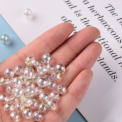 Transparent Acrylic Beads X-MACR-S370-B8mm-205-1