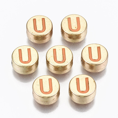 Alloy Enamel Beads X-ENAM-S122-029U-RS-1