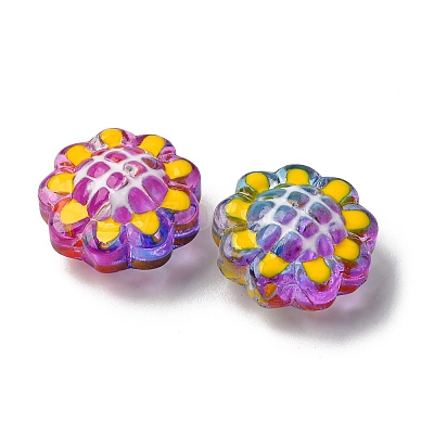 Glass Enamel Beads GLAA-C038-02K-1