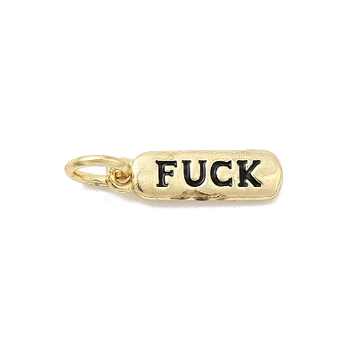 Brass Enamel Charms KK-P338-01G-F01-1
