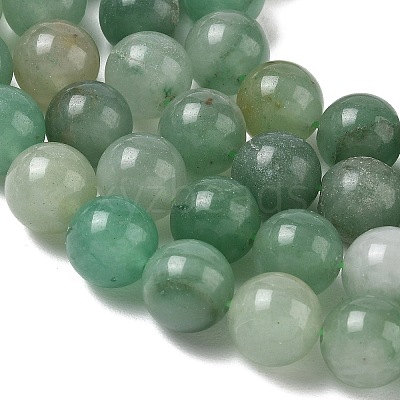 Natural Green Aventurine Beads Strands G-E380-02-8mm-1