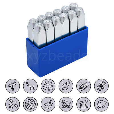 Iron Stamps Seal AJEW-BC0001-57O-1
