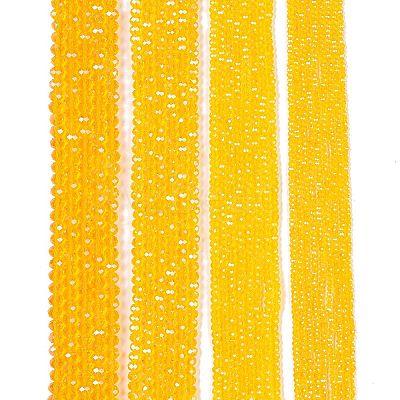 Electroplate Glass Beads Strands EGLA-A044-T6mm-A05-1