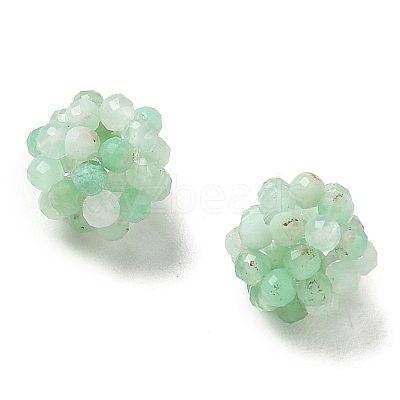 Natural Chrysoprase Woven Beads GG-CBA2E9C-F29-02-1