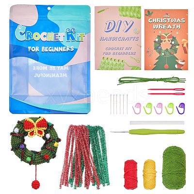 1Set Knitting Beginner Kits DIY-SC0026-86-1