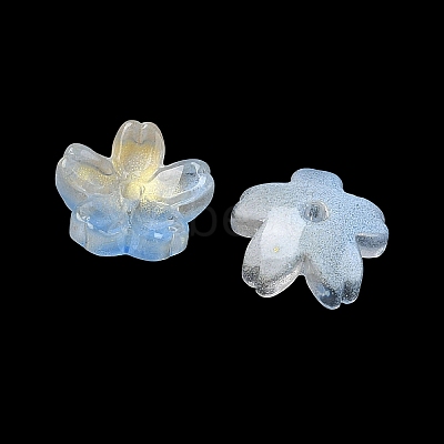 Dyed & Heated Glass Bead Caps GLAA-Z019-03L-1