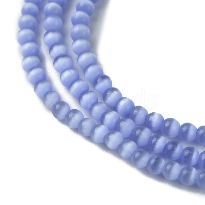 Cat Eye Beads Strands CE-Z001-01K-1