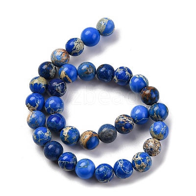 Dyed Natural Regalite/Imperial Jasper/Sea Sediment Jasper Beads Strands G-B124-C02-01-1