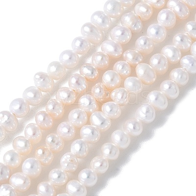 Natural Cultured Freshwater Pearl Beads Strands PEAR-I007-07F-01A-1