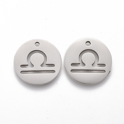 Tarnish Resistant 201 Stainless Steel Pendants STAS-Z001-B-09P-1
