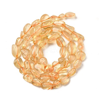 Natural Citrine Beads Strands G-D324-02-1