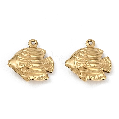 Ocean 304 Stainless Steel Pendants STAS-P390-01D-G-1
