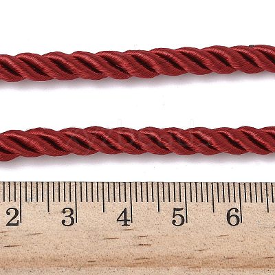 5MM Nylon Twisted Cord Necklace Making FIND-G096-01G-22-1